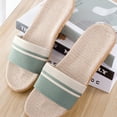 thumbnail image 2 of unbranded Pantuflas De Lino Beige Para Uso Interior Con Suela Antideslizante Y Sencillo Para Mujer, 2 of 7
