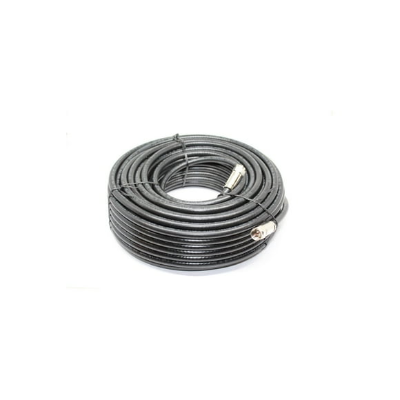 Dbyles Cable 75ft RG6 3000mhz Coaxial Cable F Type Connector 18AWG 75Ohm CL2 Black
