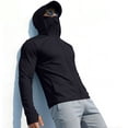 thumbnail image 6 of zejinsd Sun Protection Tops for Men Summer Breathable Sunscreen Coat Zip-Up Hooded Long Sleeve Jacket Solid Color Sunscreen Clothing with Face Mask, 6 of 8