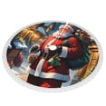thumbnail image 2 of Faldas para árbol de Navidad de 30 pulgadas, tapete para árbol de Navidad para vacaciones de invierno, falda para árbol de Navidad para decoraciones navideñas rústicas, 2 of 8