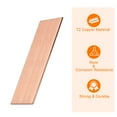 thumbnail image 4 of Uxcell 1Pack Copper Flat Bar, 1/8" Thickness x 2" Width x 6" Length Copper Bar Stock, 4 of 6