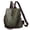 Green, variant on PU Leather Backpack Purse for Women, Convertible Anti‑theft Travel Backpack, Large Capacity Casual Daypack, Multi‑Pocket Shoulder Bag with Headphone Hole for Work Travel Daily Use