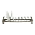 thumbnail image 2 of Woven Paths Metal 18 Plate Rack, Gray, 2 of 2