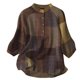 thumbnail image 2 of ICHUANYI Clearance Women's Fashion Casual T-Shirt Short Sleeve V-Neck Sweatshirt Tops Blouse(Khaki, L) ICHUANYI WER2023080913864, 2 of 3
