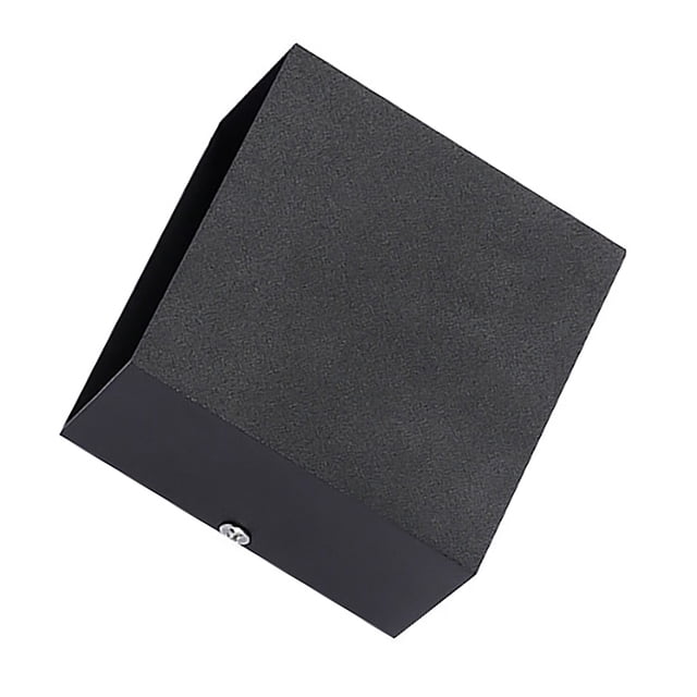 Aplique de pared LED moderno BuyWeek aluminio negro