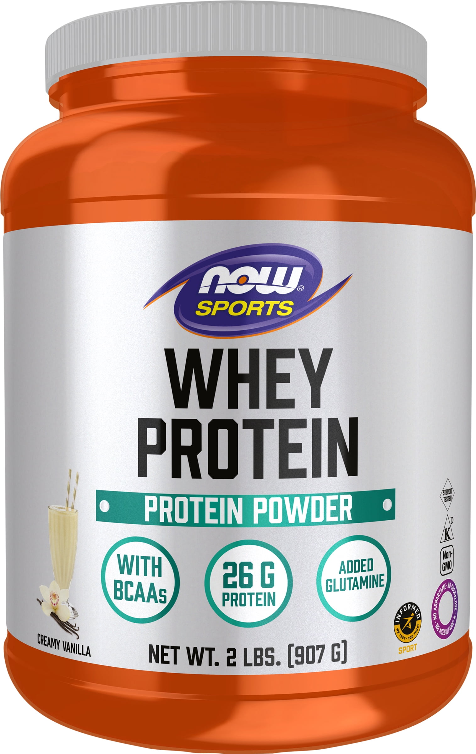 Whey Protein, Creamy Vanilla Powder - 2 lbs.