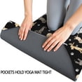 thumbnail image 3 of 70x26 Inch Yoga Towel, Sweat Absorbent Non-Slip Mat for Hot Yoga, Pilates & Fitness,Dog Breed Paw Print Black Pattern, 3 of 5