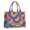 Colorful Rainbow Tie-1, variant on Large Capacity Tote Bag,Colorful Rainbow Tie Dye Spiral Pattern Handbag Fashion Luxury Tote Bag,15.7"x13"x 5.1" Inches,Laptop Compatible