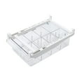 thumbnail image 1 of Soporte para huevos Contenedor de almacenamiento para refrigerador de plástico Cajón de cocina Organizador de caja de frutas, 8 rejillas Noticed HA004186-03B, 1 of 7