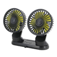 thumbnail image 1 of Universal Car Fan Adjustable Dual Head Fan USB Powered 3-Speed Adjustable Fan Car Dashboard Cooling Air USB Fan, 1 of 7