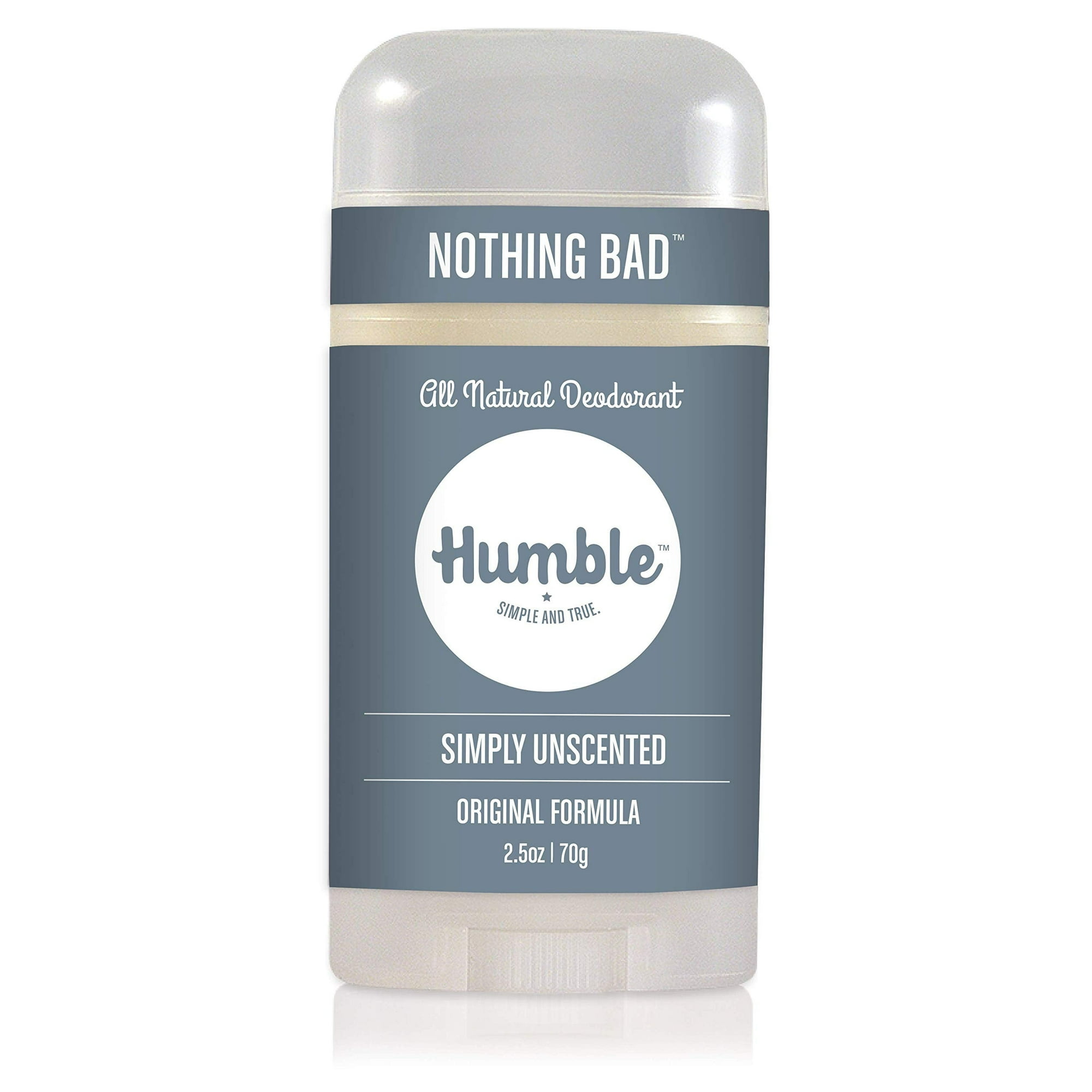 Humble Brands Original Formula Aluminum Free Deodorant Simply Unscented 2.5oz