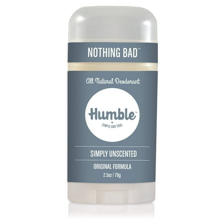 Humble Brands Original Formula Aluminum Free Deodorant  Simply Unscented 2.5oz