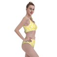 thumbnail image 6 of High Waisted Bikini Sets For Women, Beautiful Daisies Flowers Swimsuits Tummy Control, Two Pieces Bathing Suit, 6 of 8