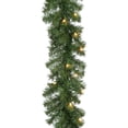 thumbnail image 4 of National Tree Company Pre-Lit Artificial Christmas Garland, Green, Kincaid Spruce, White Lights, Plug In, Christmas Collection, 9 Feet, 4 of 6