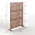 thumbnail image 4 of 76 in x47 in Decorative Privacy Screen Outdoor Divider with Stand, 4 of 5