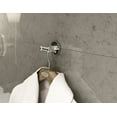 thumbnail image 3 of Dia Wall-Mounted Double Robe Hook in Polished Chrome, 3 of 3