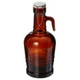 thumbnail image 2 of 2 Liter Growler with Glass Handle- Amber (SET OF 4), 2 of 2