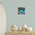 thumbnail image 3 of Stupell Industries Heart Shaped Natural Pool Landscape & Nature Painting Unframed Art Print Wall Art, 12 x 12, 3 of 8