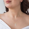 thumbnail image 3 of SZUL Women's 1.50 CTW Lab Grown Diamond Three Stone Pendant in 14K Yellow Gold (G-H Color, VS1-VS2 Clarity), 3 of 6