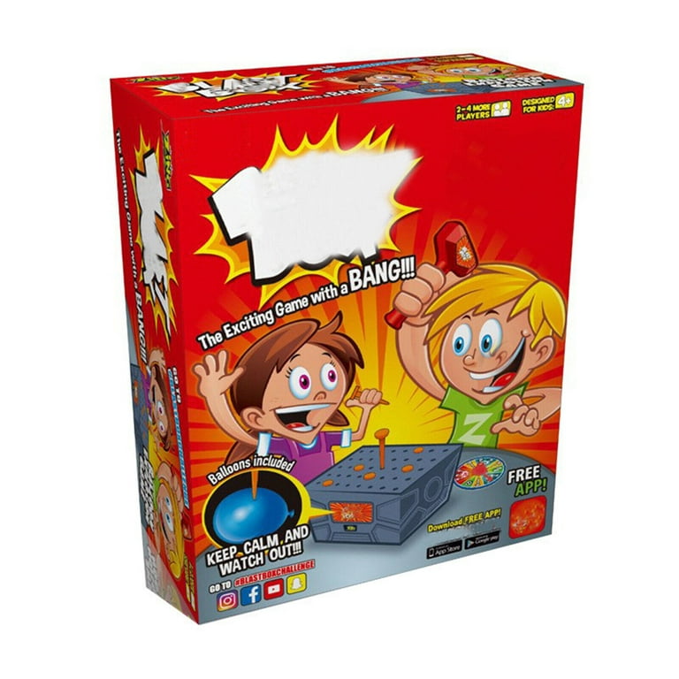 Wack-A Balloon Game Box, Bang Poping Balloon Game, Funny Party Whack Balloon  Tricky