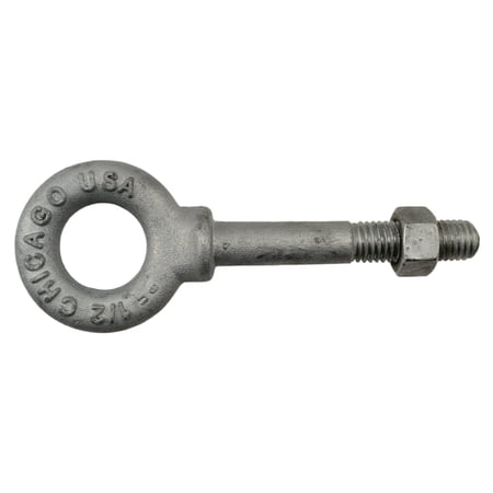 1/2 -13 x 3-1/4 Hot Dip Galvanized Eyebolts w/Shield Nuts (1 pcs.)
