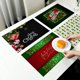 thumbnail image 2 of Gibobby Manteles Individuales Desechables Para Navidad Manteles de mesa de Navidad Manteles de mesa lavables vintage rústicos de Navidad (AL, One Size), 2 of 4