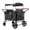 Gray, variant on 4-Seater Wagon Stroller with 5-Point Harness, Extra-Thick Support Bar, 5 Modes, Removable Seats, Foldable Frame, Dual Leather Handles for Large Families