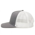 thumbnail image 5 of Outdoor Cap RGR-100M 5 Panel Heathered, Mesh Back Cap-Heathered Black/White, 5 of 8