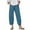 Blue, variant on Bigersell Women Pants Stretchy Full Length Pants Women Casual Solid Pants Comfortable Elastic High Waist Casual Beach Pants Wide Leg Pants for Ladies