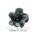 thumbnail image 5 of WE-POLUJ Beautiful Satins Flower Lapel Pin Delicate Brooch Jewelry for Work and Business, 5 of 21