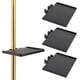 thumbnail image 1 of 3pcs Grow Tent Corner Shelf, Heavy Duty Grow Tent Pole Mount Shelf Easy To Install For All Sizes Of Grow Tent Poles(up To 25mm), 1 of 5