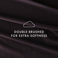 thumbnail image 4 of Noble Linens 4 Piece Solid Microfiber Bed Sheet Set, Purple, Twin, 4 of 10