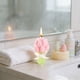 thumbnail image 1 of Vela perfumada con ramo de tulipanes, 1 of 6