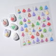 thumbnail image 5 of 5 PCS Christmas Nail Art Stickers Christmas Tree Nail Decals 5D Embossed Christmas Nail Art Stickers Christmas Tree Nail Stickers for Women Girls Winter Xmas Holiday Nail Stickers, 5 of 13