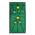 thumbnail image 4 of Estera de entrenamiento para golpear Golf, alfombra antideslizante de gamuza para práctica de columpio con 5 bolas y 4 pines de fijación para el hogar y la Oficina al aire libre, 4 of 8