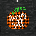 thumbnail image 4 of Inktastic Happy Fall Plaid Pumpkin Women's T-Shirt, 4 of 5