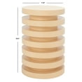thumbnail image 3 of SAFAVIEH Kaysar Modern Style Cream Round Accent End Table (11.8 in. W x 11.8 in. D x 18.5 in. H), 3 of 7