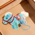 thumbnail image 5 of Horse Plush Toys Cuddly Pillow Cushion Stuff Dolls Huggable Cushion Plush Plushie Must Have Cute Toy For Holidays Stuffed Animals Valentine'S Day/Birthday/Holiday Mint Green - 12cm, 5 of 8