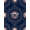 Navy Blue Pink, Pattern 16, variant on ODIKA Gothic Mystical Tarot Whimsical Round Witchy Motif Moth Shaped Refined for Home Office, Gaming Room, Under Desk, Non-Slip Chair-Friendly