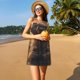 thumbnail image 3 of Disketp Lake Meditating Elephant para Vestido sin Mangas para Mujeres, Vestidos de Verano para Mujeres, Casual y Holgado para la Playa, 3 of 7