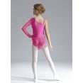 thumbnail image 4 of SiiRoh Girls Shiny Diamond Tassel Gymnastics Leotard Ballet Latin Jazz Dance Ice Skating Bodysuit Hot Pink 6, 4 of 6
