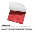 thumbnail image 4 of Unique Bargains Feuille de feuille d'Or Feuilles Rouges, 3,3 x 3,1 Pouces pour la Décoration d'Art, Sculptures, Peinture, Pack de 100, 4 of 5