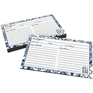 Darice 1219 – 521 – Set Da 40 Schede Per Ricette Formato 10,2×15,2 Cm – Tema Country, Adatte Per Raccoglitori My Family Recipe - 2