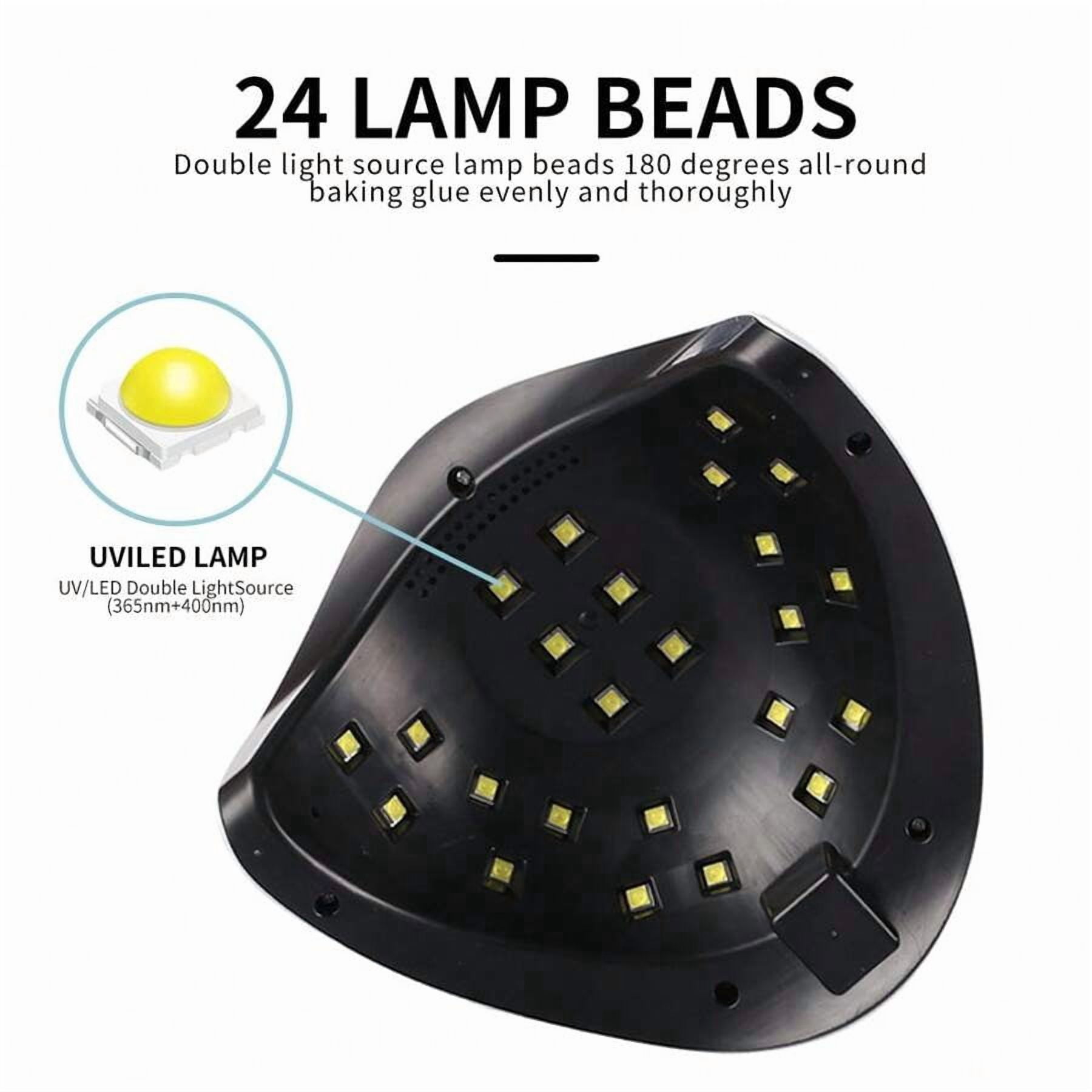 UV LED Nail Lamp, Faster Nail Dryer For Gel Polish ,Professional Gel UV Light For Nails With 3 Timers & Auto Sensor, Gel Polish Light Nail Curing Lamp With LCD Screen For Salon And Home