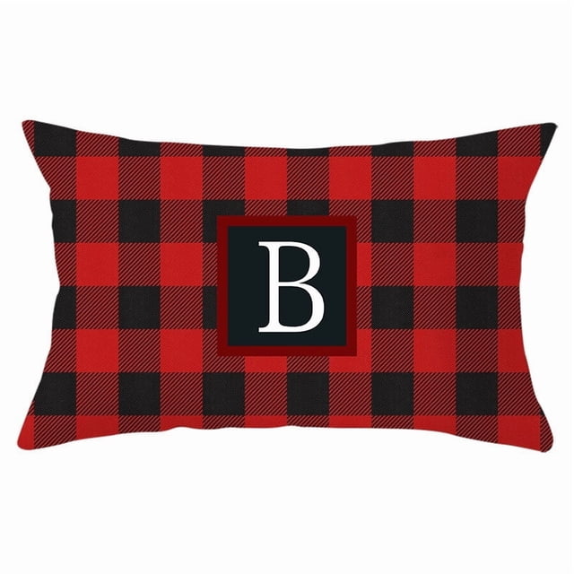 Pillowcase Faceless Doll, Christmas Tree Snowflake Flax Printed Sofa Pillowcase, decorative, high-quality cotton, gnome dwarf goblin lattice, unique holiday gift, foldable design, for bedroom living