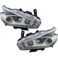 thumbnail image 4 of For 15-18 Murano Front LED Headlight Headlamp Head Light Lamp with Bulb SET PAIR, 4 of 5