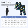 thumbnail image 4 of Kdxio Funny Spaceships Men’s Pajama Set Pajamas For Men 2 Piece PJ Set with Men Pajama Pants and Long Sleeve T-Shirt Lounge Set-Medium, 4 of 7