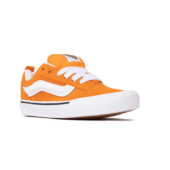 VANS FU KNU SKOOL UNISEX SNEAKERS - ORANGE - Neon Orange / Men 7 / Women 8.5 / Medium