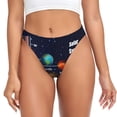 thumbnail image 1 of Balery Solar System Tangas de Algodón para Mujer con Estampado – Ropa Interior Sexy, Transpirable, G-string-Large, 1 of 6