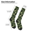 thumbnail image 5 of Daiia Sports Socks Camouflage Shark Printed Novelty Crew Socks for Men Women Knee High Socks Cotton Socks Soft & Breathable Support Unisex Socks, 5 of 9